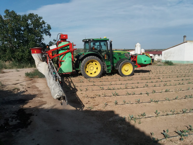 Maquinaria agrícola para la aplicación de fitosanitarios